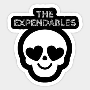 The Expendables / Skull Love Style Sticker